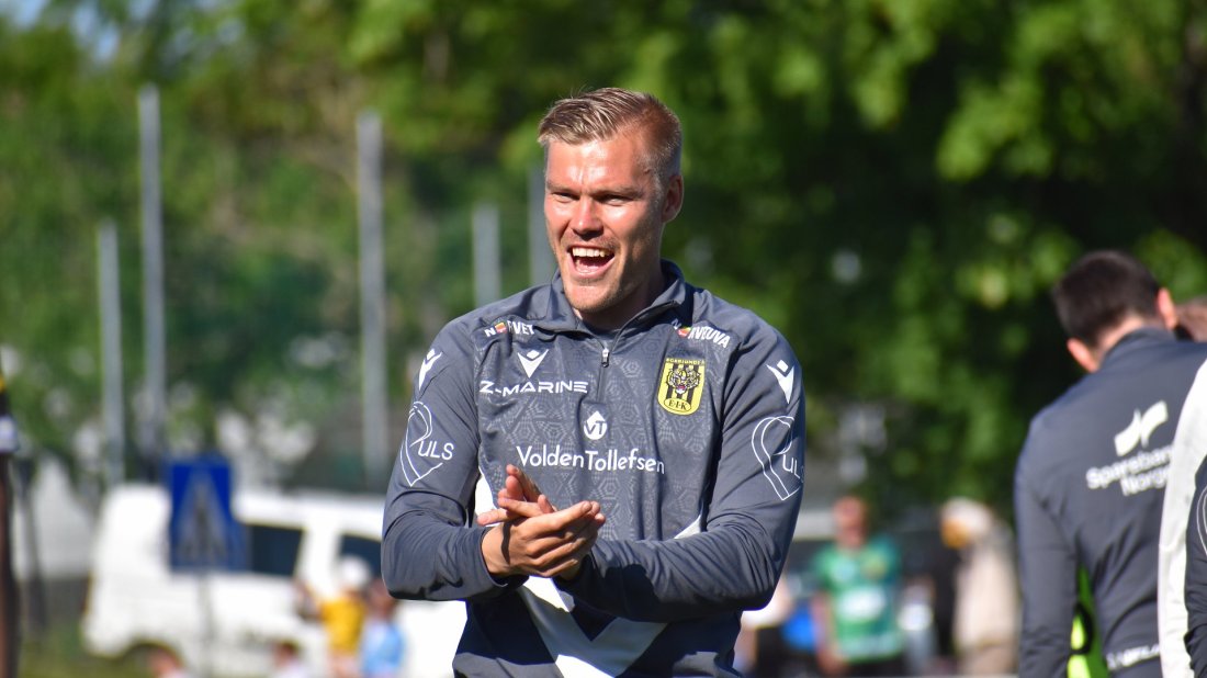 Martin Falkeborn håper å kunne smile like bredt etter kampen mot Strømsgodset som han gjorde etter at vi vant 5-2 over Haugesund på Husabø!