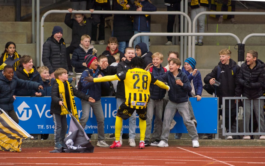 Daniel Job utliknet til 3-3 mot Skeid i april.