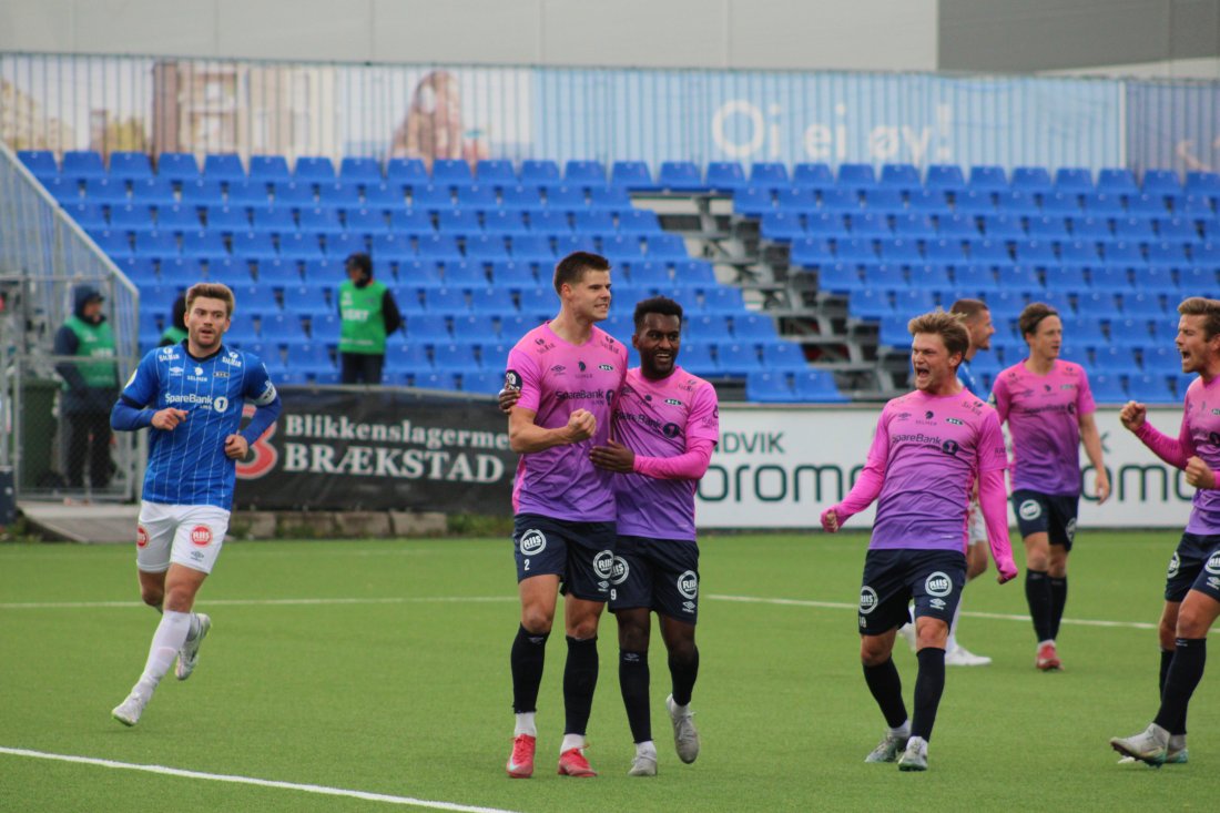 Oscar Kapskarmo ble tomålsscorer. Foto: Ørjan Nodland