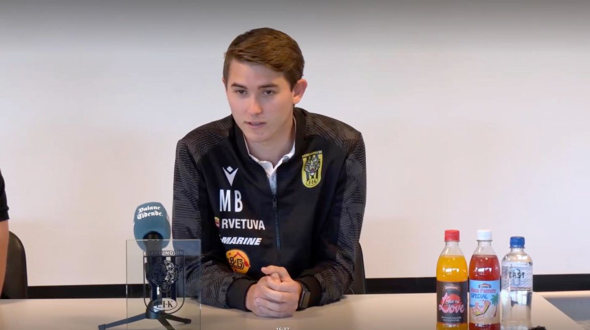Pressekonferanse da klubben annonserte at Endre Eide overtok som hovedtrener etter Kjell André Thu.